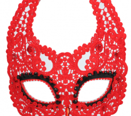 Akių kaukė "Puošni velniukė"