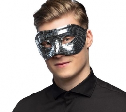 Akių kaukė "Sidabrinis disco" 2