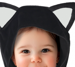 Apsiaustas su gobtuvu " Katinėlis" (18-24 mėn.) 1