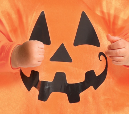 Apsiaustas su gobtuvu " Moliūgėlis" (18-24 mėn.) 2