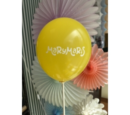 Balionai su logotipu "Mary Maris"