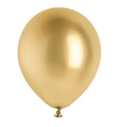Balionas, glossy auksinis (30 cm/Party Deco)