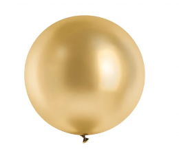 Balionas, glossy auksinis (60 cm/Party Deco)