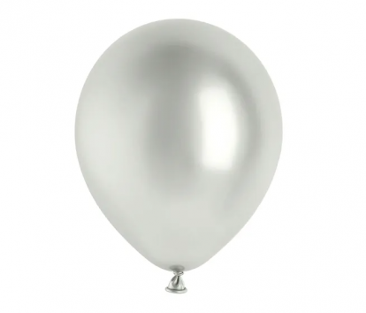 Balionas, glossy sidabrinis (30 cm/Party Deco)