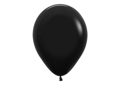 Balionas, juodas (12 cm/Sempertex)