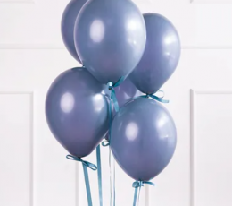 Balionas, pastelinis mėlynas (30 cm/Party Deco) 1