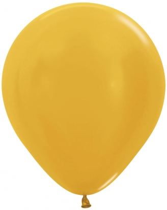Balionas, perlamutrinis auksinis (45 cm)