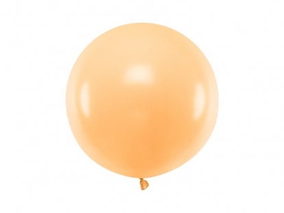 Balionas, persikinis (60 cm/Party Deco)