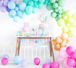 Balionas, rožinis (30 cm/Party Deco) 2