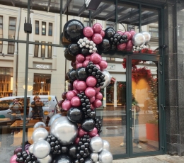 Balionų girlianda "400 laipsnių"