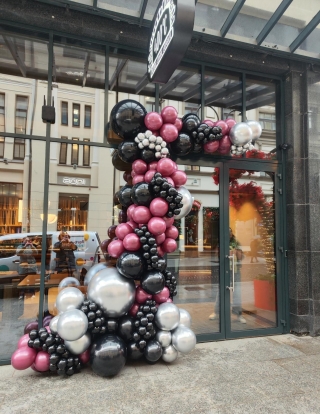 Balionų girlianda "400 laipsnių"