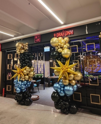 Balionų girlianda "9 drakonai"