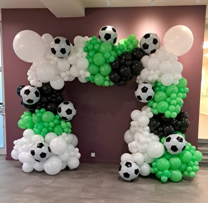 Balionų girlianda "Futbolas"