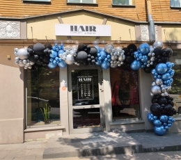 Balionų girlianda "Hair Concept" 1