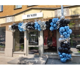 Balionų girlianda "Hair Concept"