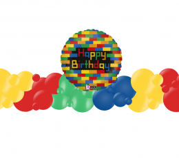 Balionų girlianda, pasidaryk pats "Lego" (3 m.) 0