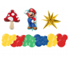 Balionų girlianda, pasidaryk pats "Super Mario" (3 m.)