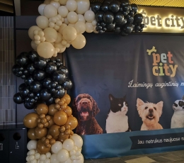 Balionų girlianda "Pet City"