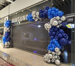 Balionų girlianda "Samsung"