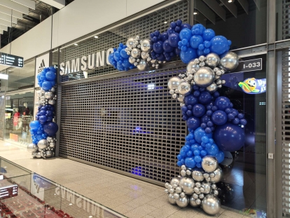 Balionų girlianda "Samsung"