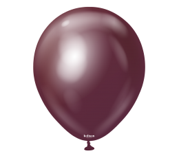 Chrominis balionas, burgundiškas (30 cm/Kalisan)
