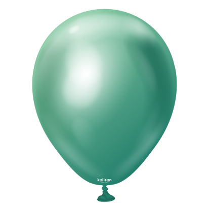 Chrominis balionas, mirror green (30 cm/Kalisan)