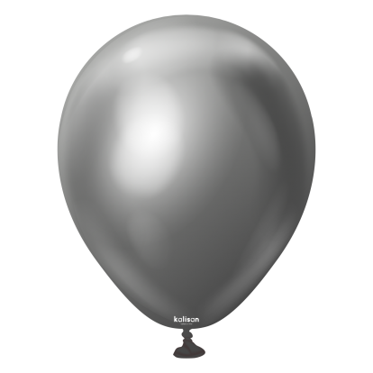 Chrominis balionas, mirror space grey (12 cm/Kalisan)
