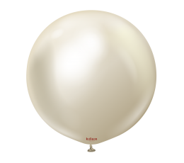 Chrominis balionas, šampaninis (60 cm/Kalisan)