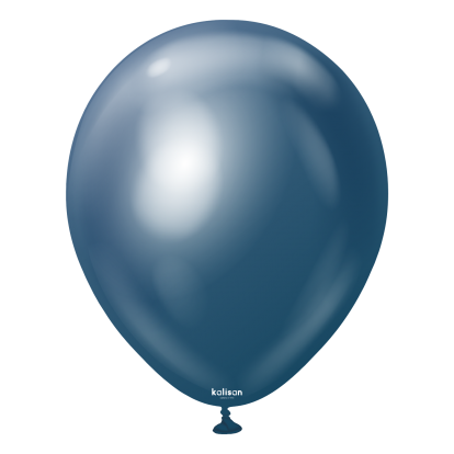 Chrominis balionas, tamsiai mėlynas (12 cm/Kalisan)