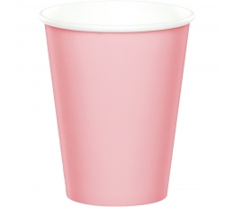 Glāzītes, maigi rozā (8 gab/ 266 ml)