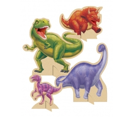 Stalo dekoracijos "Dinozaurai" (4 vnt.)