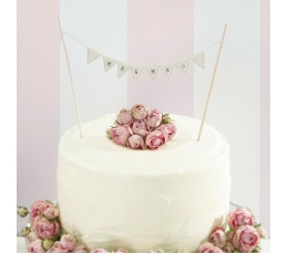 Torto dekoracija-girlianda "Mr&Mrs"