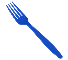 Daugkartinio naudojimo šakutės, mėlynos (24 vnt.)