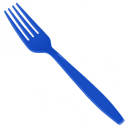 Daugkartinio naudojimo šakutės, mėlynos (24 vnt.)