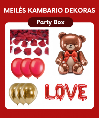 Dekoracijų rinkinys "Meilės kambariui"