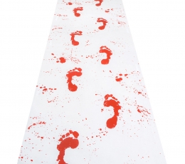 Dekoratyvinis kilimas "Kruvinos pėdos" (450x60 cm)