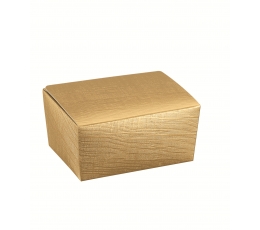 Dėžutė saldumynams, auksinė (15,5X10X7 cm)