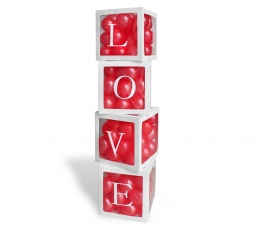 Dėžutės-dekoracijos "LOVE" (4 vnt.) 2