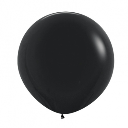 Didelis balionas,  juodas (60 cm)