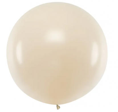 Didelis balionas, kūno spalvos (1 m/Party Deco)