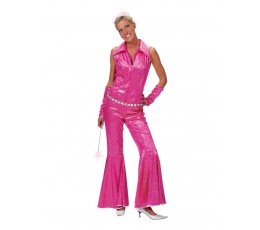 Disco kostiumas-kombinezonas, rožinis (36/38)