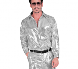 Disco marškiniai, sidabriniai žvilgantys (S/M) 1