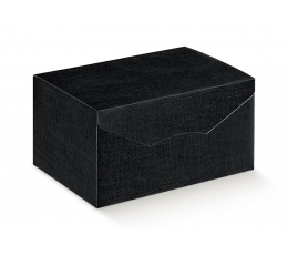 Dovanų dėžutė, juoda (245x245x150 mm)