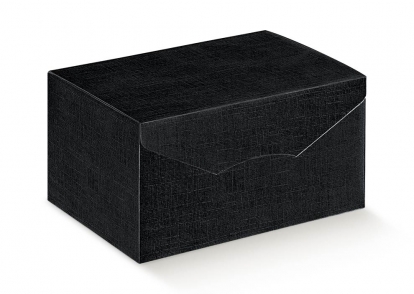 Dovanų dėžutė, juoda (245x245x150 mm)