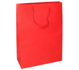 Dovanų krepšelis, raudonas (27X37X12 cm)