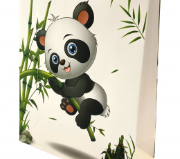 Dovanų maišelis "Panda" (26x32x10 cm/M)  2