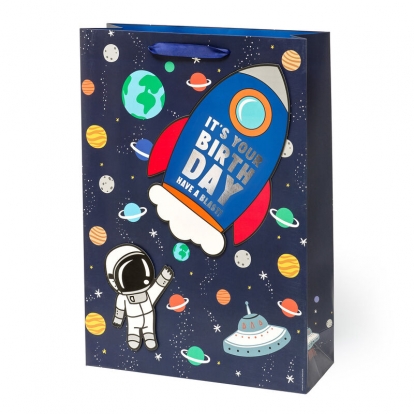 Dovanų maišelis "Space" (31x43x11,5 cm)