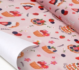 Dovanų pakavimo popierius "Cake" (70x200 cm) TIK SU VENIPAK!  1