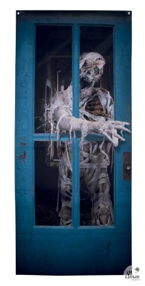 Durų dekoracija-plakatas "Zombis"(180x80 cm)