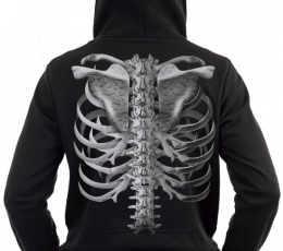 Džemperis su gobtuvu ir kauke "Kaukolė" (L) 2